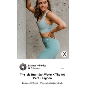 Balance Athletica lagoon leggings S